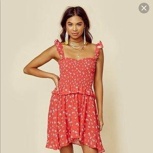 Planet Blue Daisy Ditsy Hibiscus Cadiz Dress!